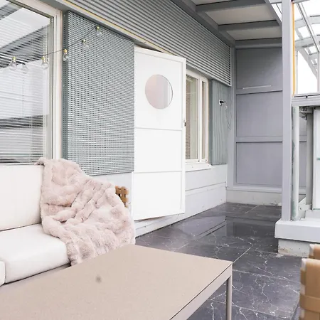 Ciele - Penthouse With A Rooftop Terrace And Sauna 赫尔辛基
